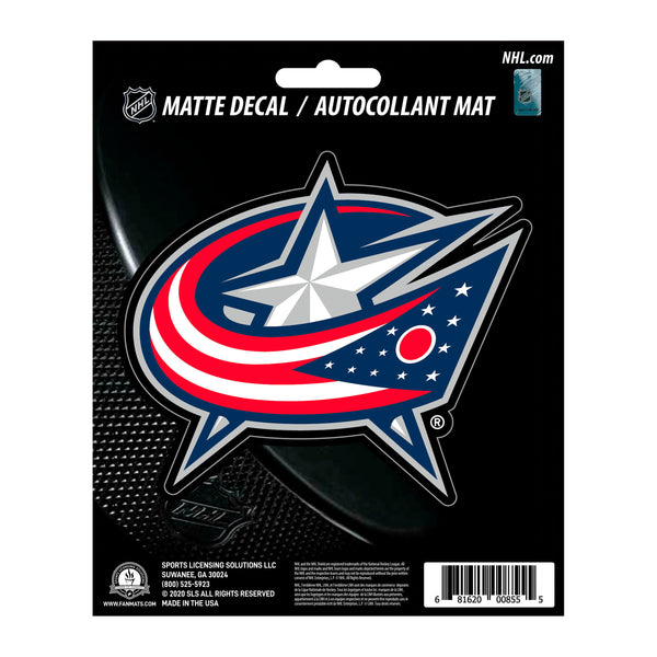 fanmats NHL - Columbus Blue Jackets Matte Decal
