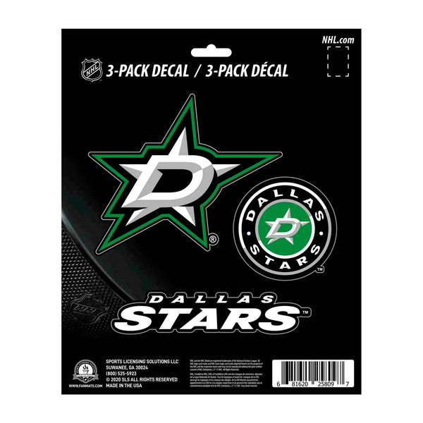 fanmats NHL - Dallas Stars Decal 3-pk