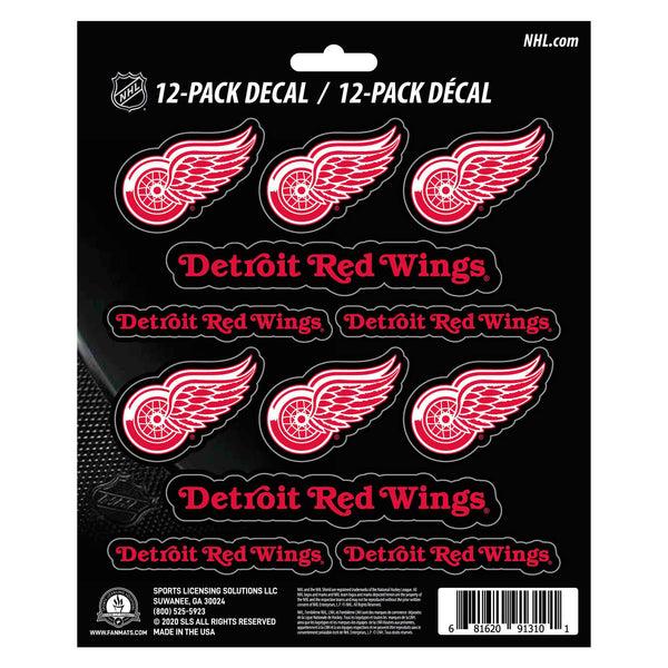 fanmats NHL - Detroit Red Wings Mini Decal 12-pk
