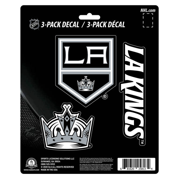 fanmats NHL - Los Angeles Kings Decal 3-pk
