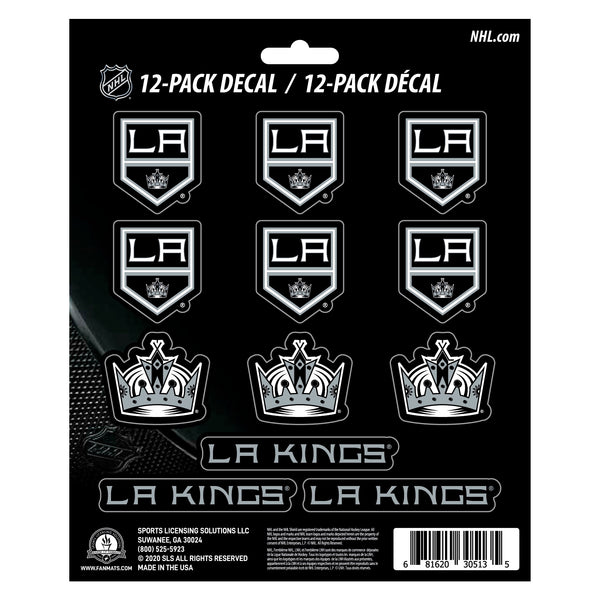 fanmats NHL - Los Angeles Kings Mini Decal 12-pk