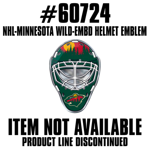 fanmats NHL - Minnesota Wild Embossed Helmet Emblem