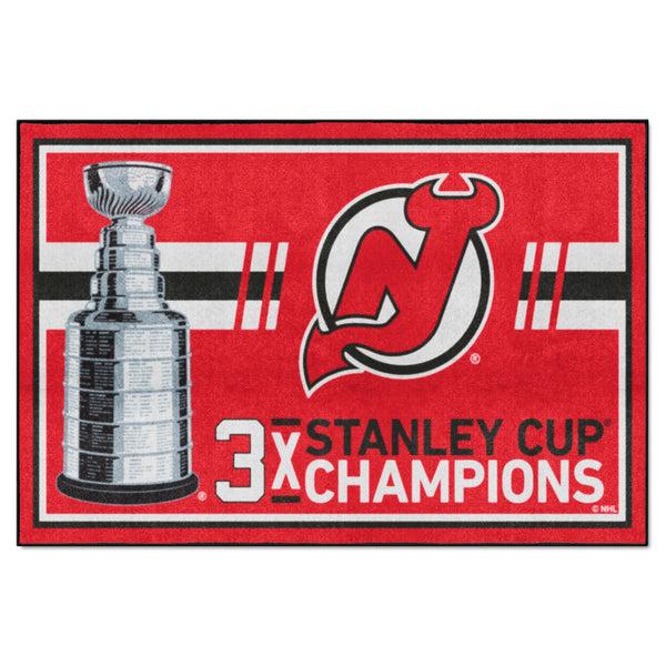 fanmats NHL - New Jersey Devils 5x8 Rug