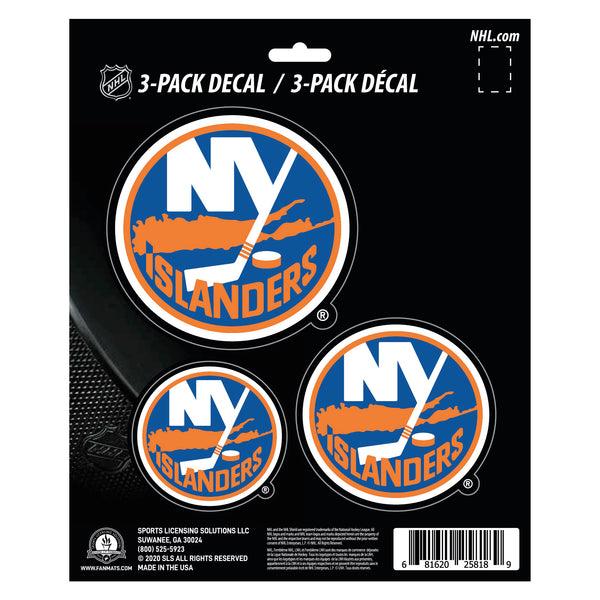 fanmats NHL - New York Islanders Decal 3-pk