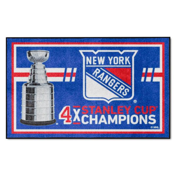 fanmats NHL - New York Rangers 4x6 Rug
