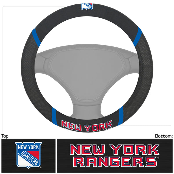 fanmats NHL - New York Rangers Steering Wheel Cover