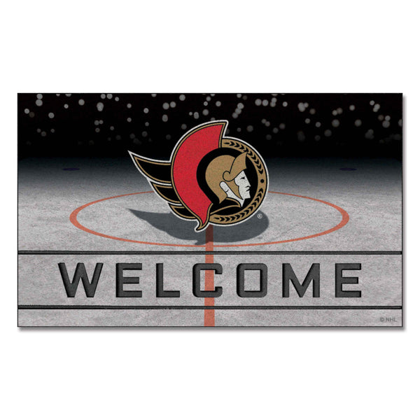 fanmats NHL - Ottawa Senators Crumb Rubber Door Mat
