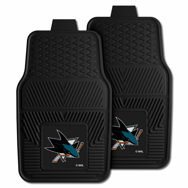 fanmats NHL - San Jose Sharks 2-pc Vinyl Car Mat Set