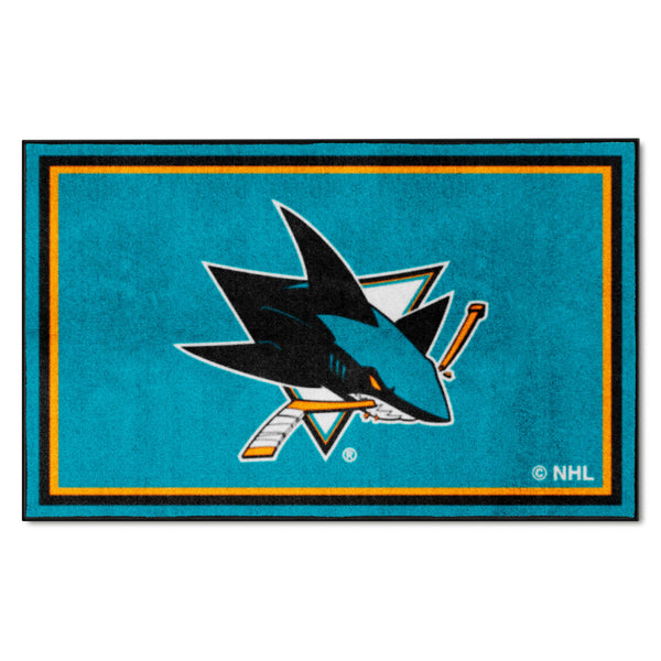 fanmats NHL - San Jose Sharks 4x6 Rug