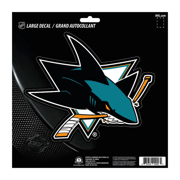 fanmats NHL - San Jose Sharks Large Decal