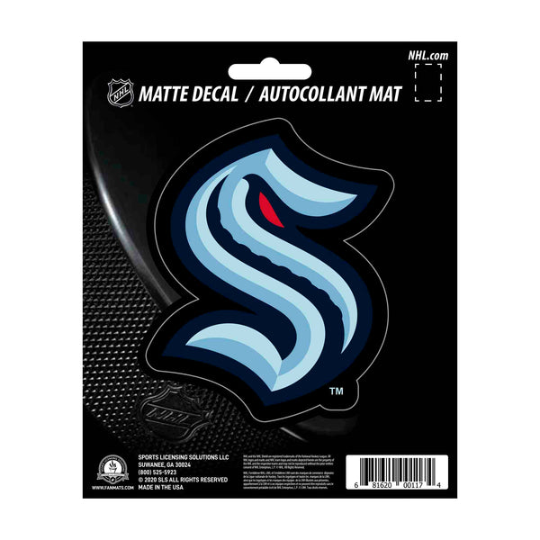 fanmats NHL - Seattle Kraken Matte Decal