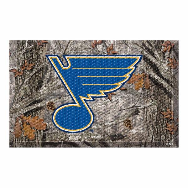 fanmats NHL - St. Louis Blues Camo Scraper Mat