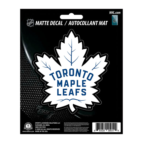 fanmats NHL - Toronto Maple Leafs Matte Decal