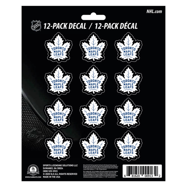 fanmats NHL - Toronto Maple Leafs Mini Decal 12-pk