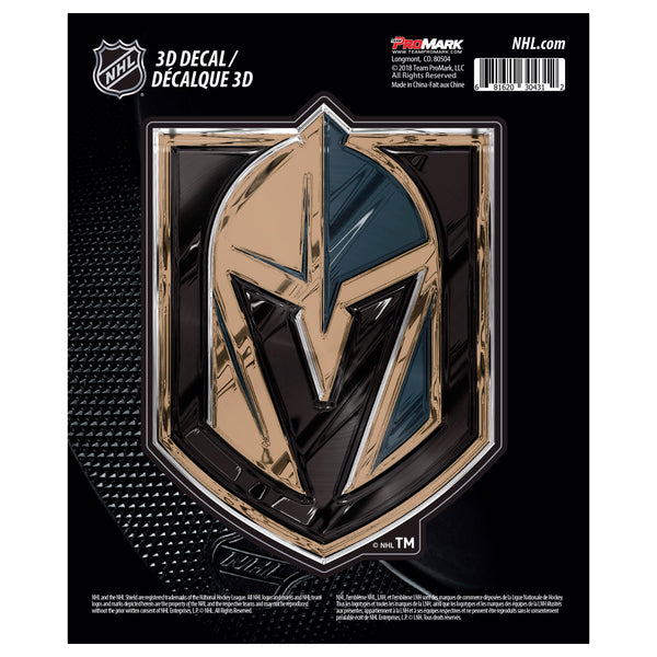 fanmats NHL - Vegas Golden Knights 3D Decal