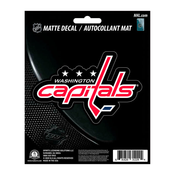 fanmats NHL - Washington Capitals Matte Decal