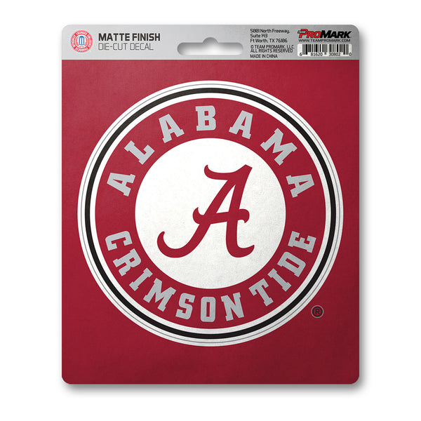 fanmats University of Alabama Matte Decal