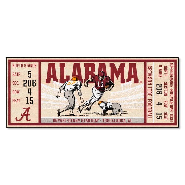 fanmats University of Alabama Ticket Runner