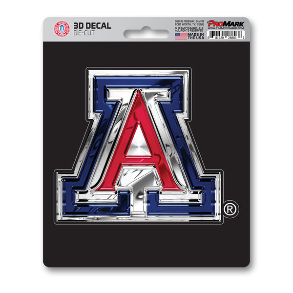fanmats University of Arizona 3D Decal