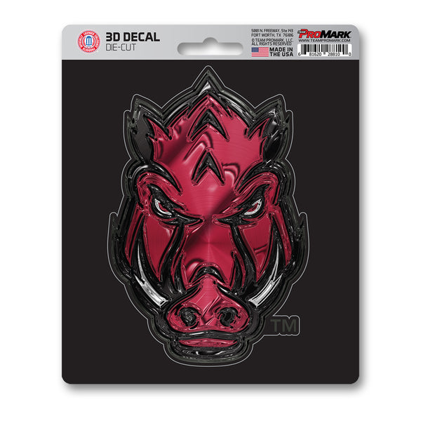 fanmats University of Arkansas 3D Decal