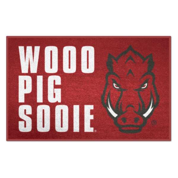 fanmats University of Arkansas Starter Mat - Slogan
