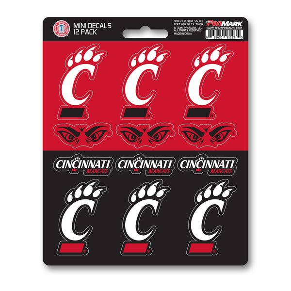 fanmats University of Cincinnati Mini Decal 12-pk