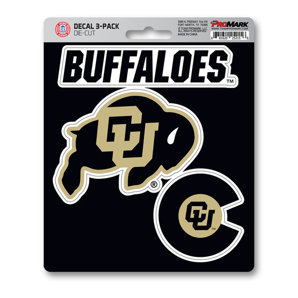 fanmats University of Colorado Decal 3-pk