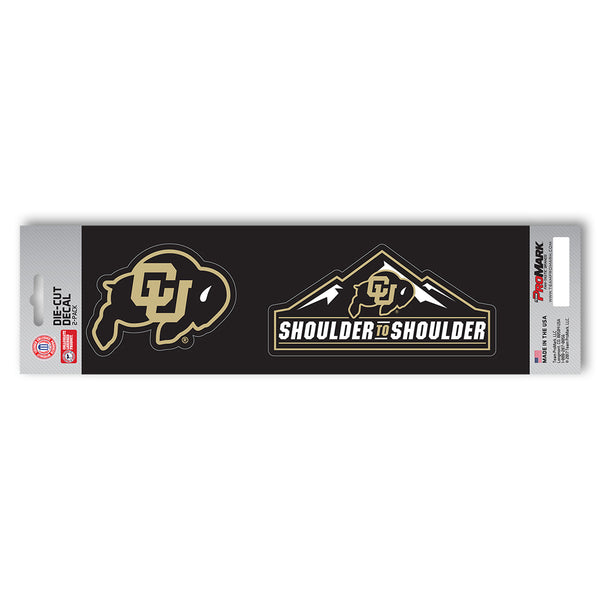 fanmats University of Colorado Team Slogan Decal