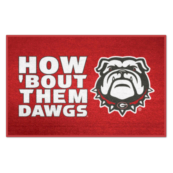 fanmats University of Georgia Starter Mat - Slogan