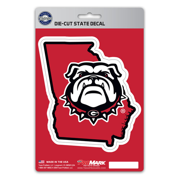 fanmats University of Georgia State Shape Decal