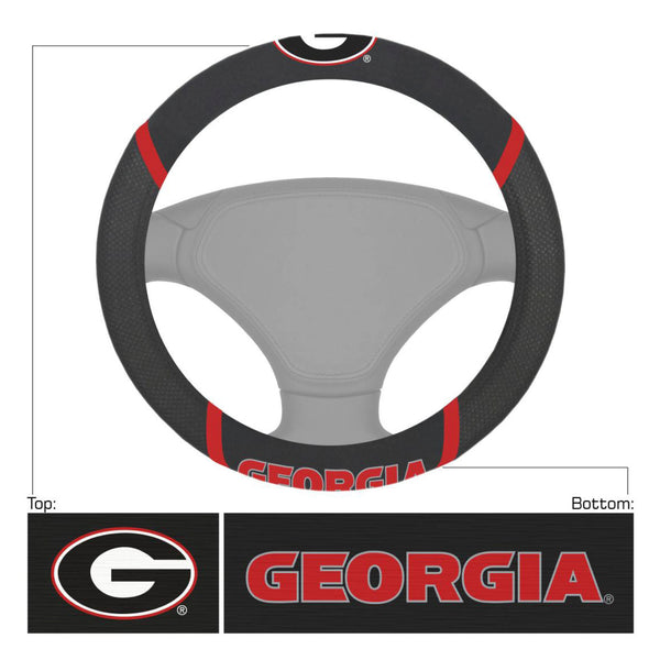 fanmats University of Georgia Steering Wheel Cover