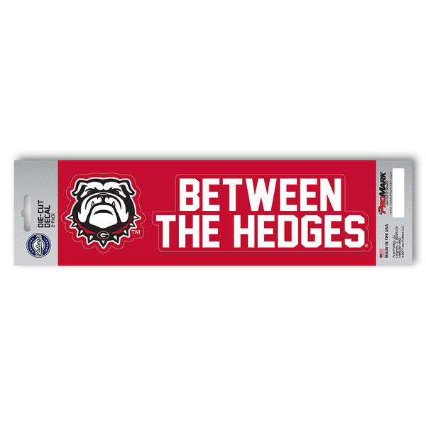 fanmats University of Georgia Team Slogan Decal