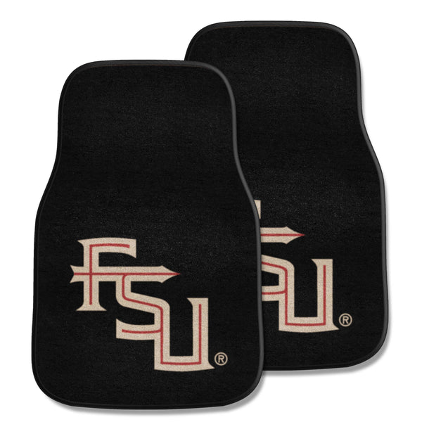 fanmats Florida State University 2-pc Carpet Car Mat Set