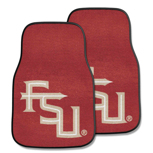 fanmats Florida State University 2-pc Carpet Car Mat Set