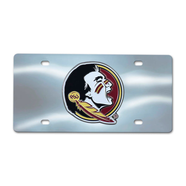 fanmats Florida State University Chrome Diecast License Plate
