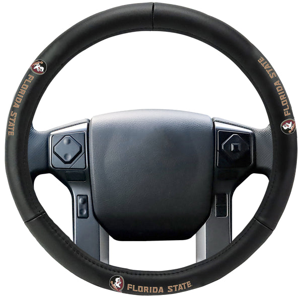 fanmats FLORIDA STATE UNIVERSITY Genuine Leather Steering Cover