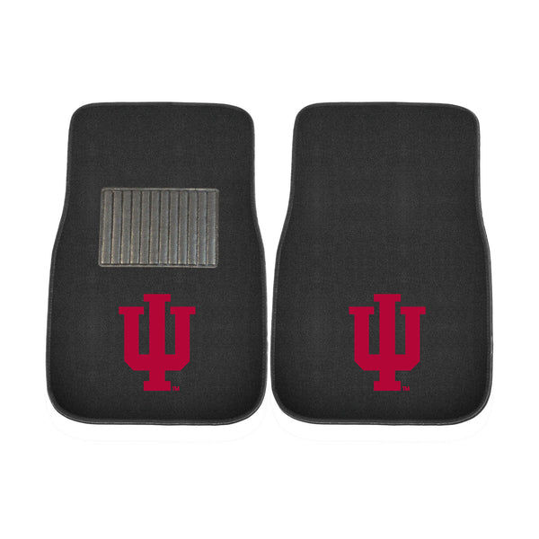 fanmats Indiana University 2-pc Embroidered Car Mat Set