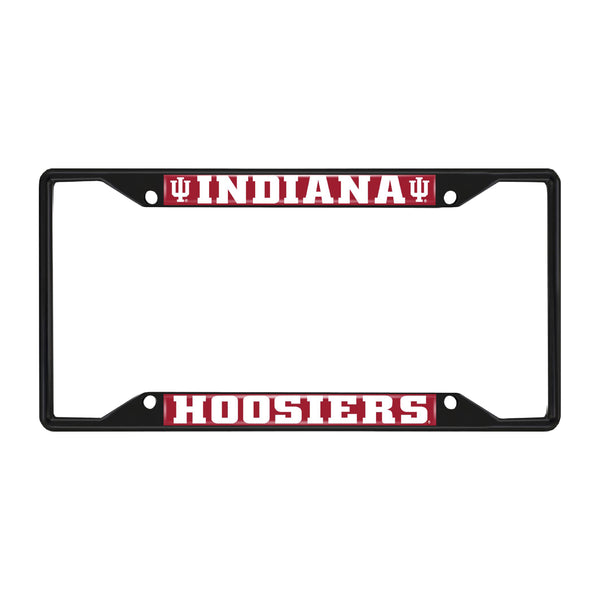 fanmats Indiana University Black License Plate Frame