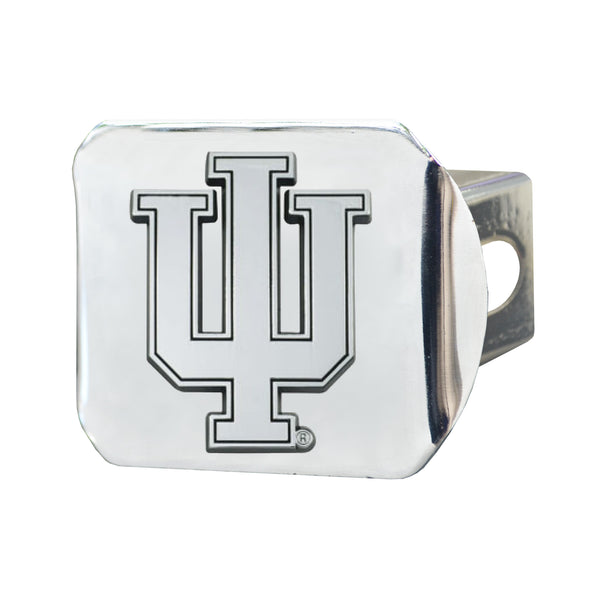 fanmats Indiana University Chrome on Chrome Hitch Cover