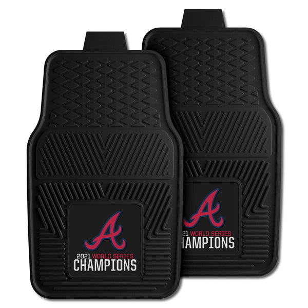 fanmats MLB – Atlanta Braves - 2021 Wo 2-pc Vinyl Car Mat Set