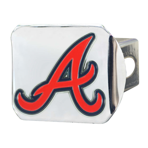 fanmats MLB - Atlanta Braves Color on Chrome Hitch Cover