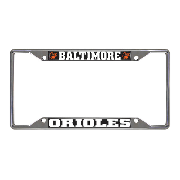 fanmats MLB - Baltimore Orioles Chrome License Plate Frame