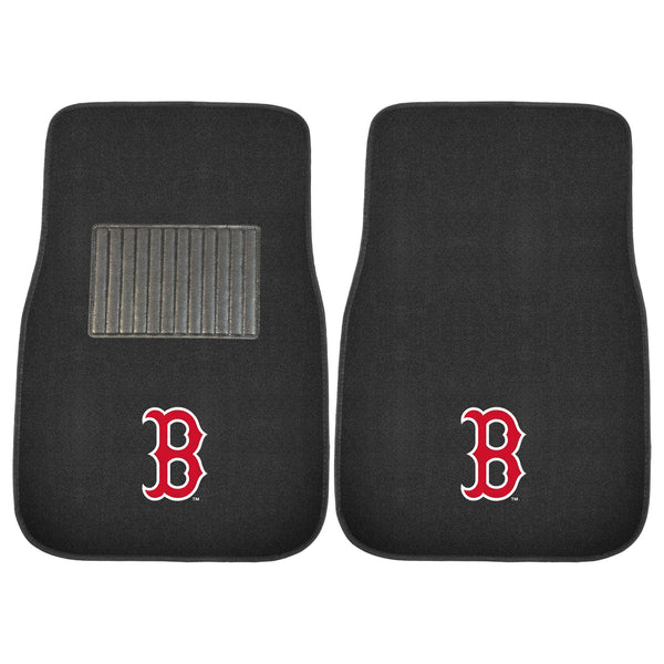 fanmats MLB - Boston Red Sox 2-pc Embroidered Car Mat Set