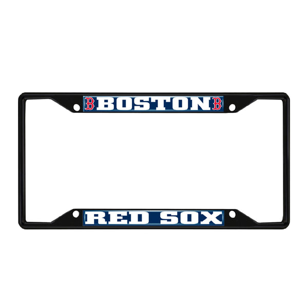 fanmats MLB - Boston Red Sox Black License Plate Frame