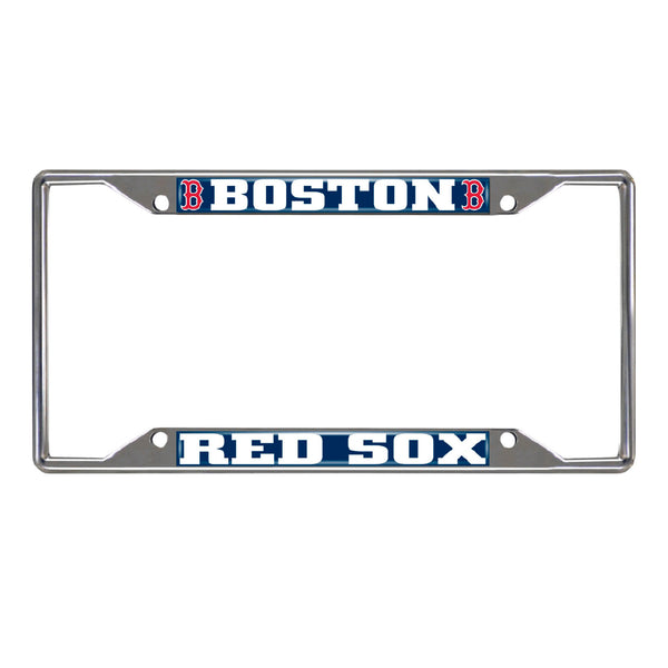 fanmats MLB - Boston Red Sox Chrome License Plate Frame