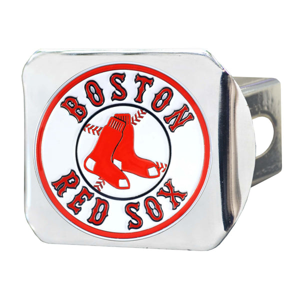 fanmats MLB - Boston Red Sox Color on Chrome Hitch Cover