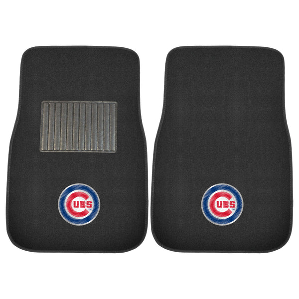 fanmats MLB - Chicago Cubs 2-pc Embroidered Car Mat Set