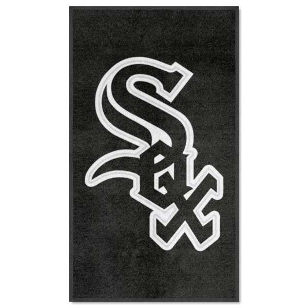 fanmats MLB - Chicago White Sox 3X5 Logo Mat - Portrait
