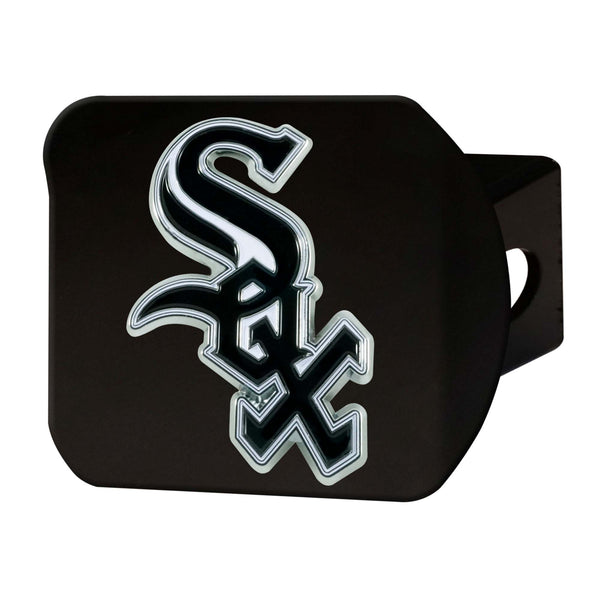 fanmats MLB - Chicago White Sox Color on Black Hitch Cover