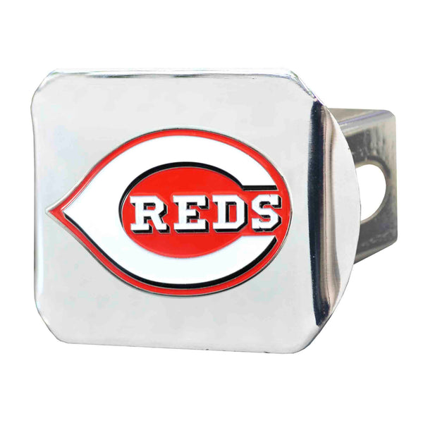 fanmats MLB - Cincinnati Reds Color on Chrome Hitch Cover